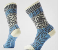 Smartwool Womens Everyday Popcorn Snowflake Crew Socks