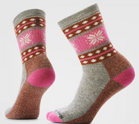 Smartwool Womens Everyday Cozy Snowflake Dream Crew Socks