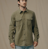 Filson Mens Moleskin Seattle Shirt - Lovat
