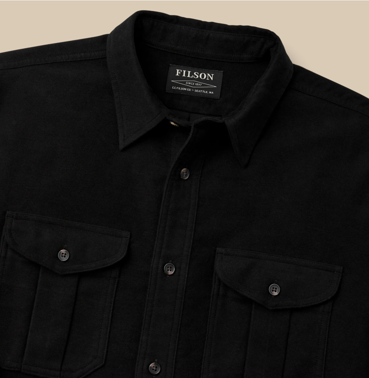 Filson Mens Moleskin Seattle Shirt - Bob's Outdoor