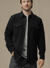 Filson Mens Moleskin Seattle Shirt - Coal