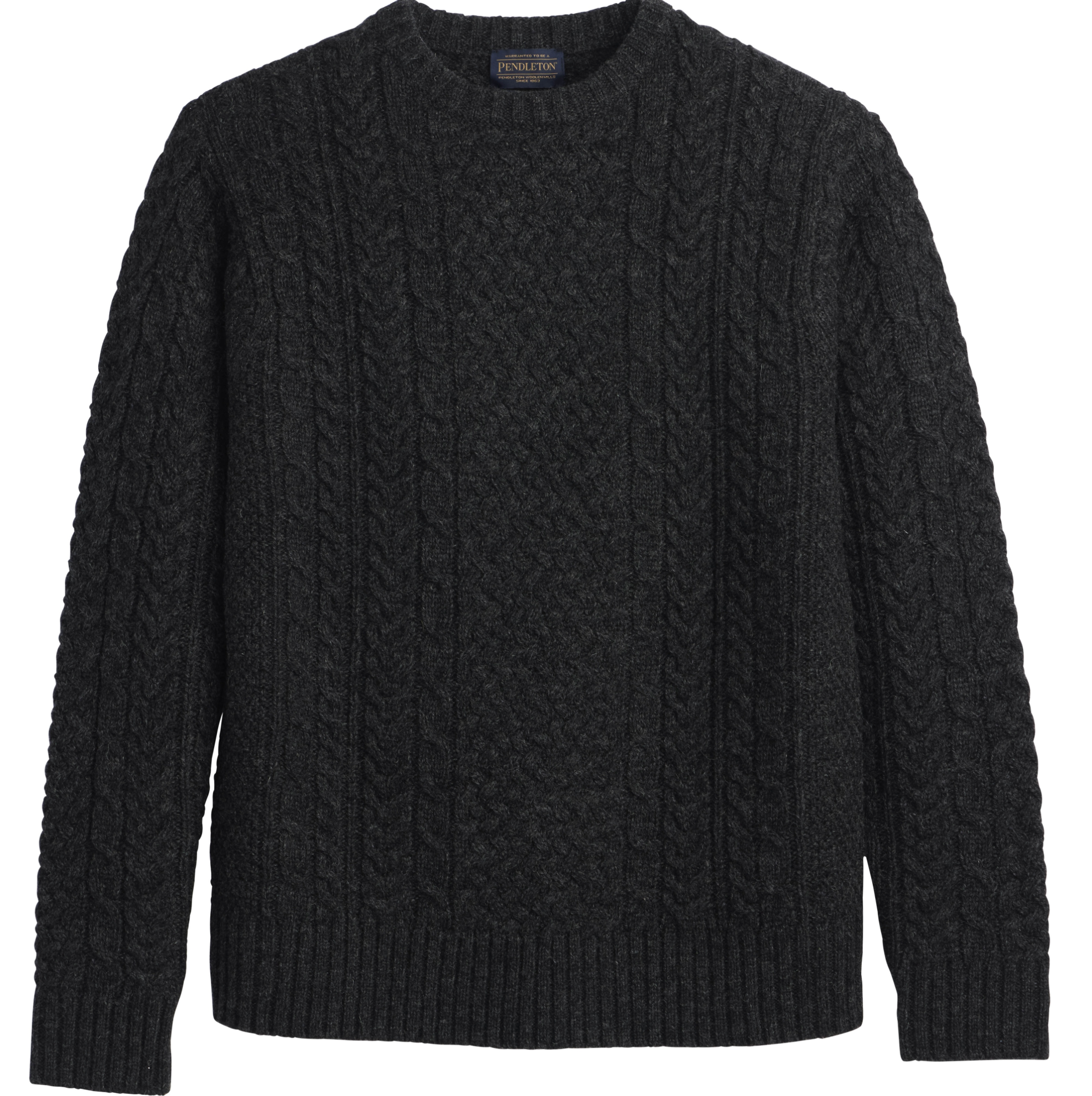 Pendleton Mens Wool Fisherman Sweater