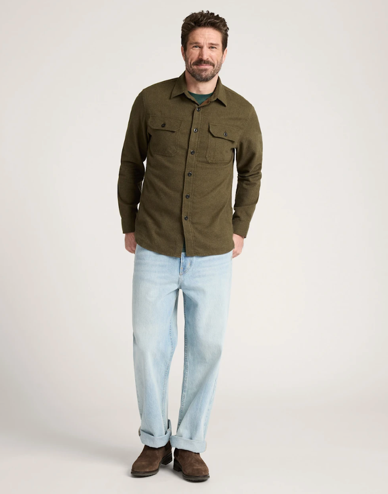 Pendleton Mens Burnside Double Brushed Flannel Shirt - Bob's Outdoor