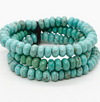 Lizou Rondelle Bead Three Strand Bracelet