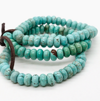 Lizou Rondelle Bead 3 Strand Bracelet