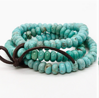Lizou Rondelle Bead 3 Strand Bracelet