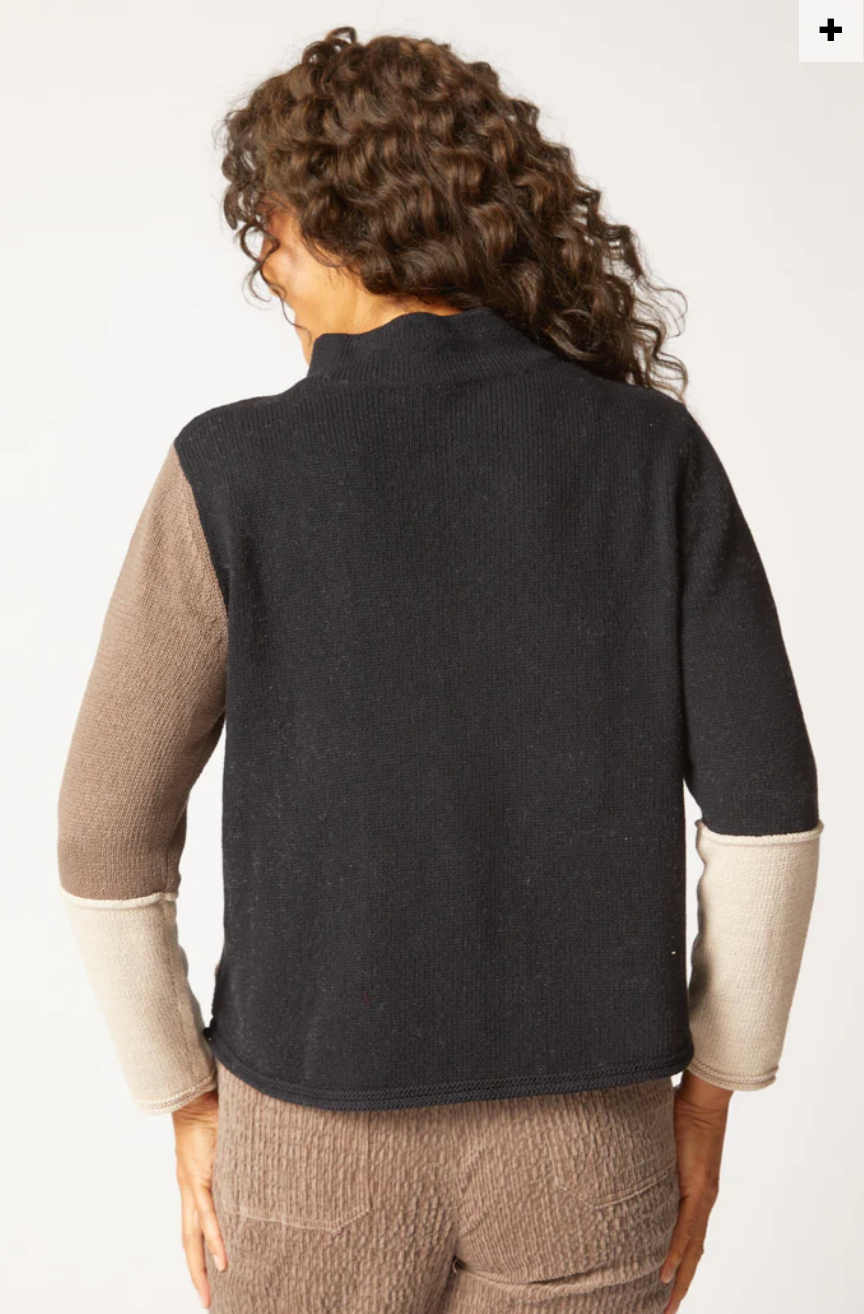 Habitat Womens Yin Yang Funnel Neck Pullover