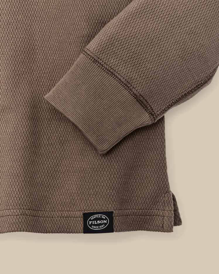 Filson Mens Thermal Crew-Brown