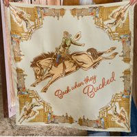 Fringe Back When They Bucked Scarf