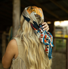 Fringe Moon At Her Back Scarf
