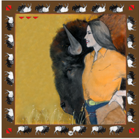 Fringe Girl and Bison Scarf - The Long Tall - Bob's Outdoor