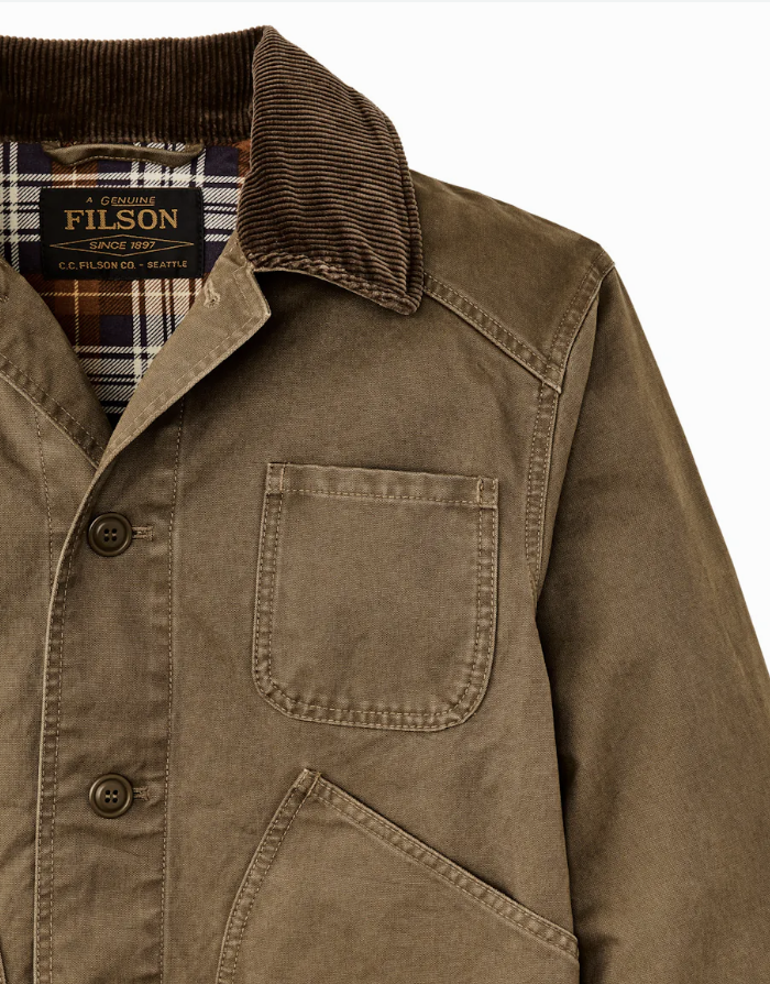 Filson Mens Canvas Outfitter Jacket