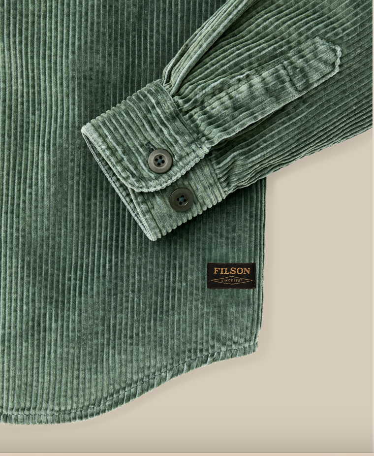 Filson Mens 6-Wale Corduroy Shirt