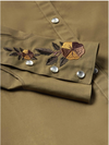 Schaefer Womens Embroidered Snap Western Shirt