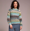 Tribal Womens Boucle Yarn Mock Neck Sweater
