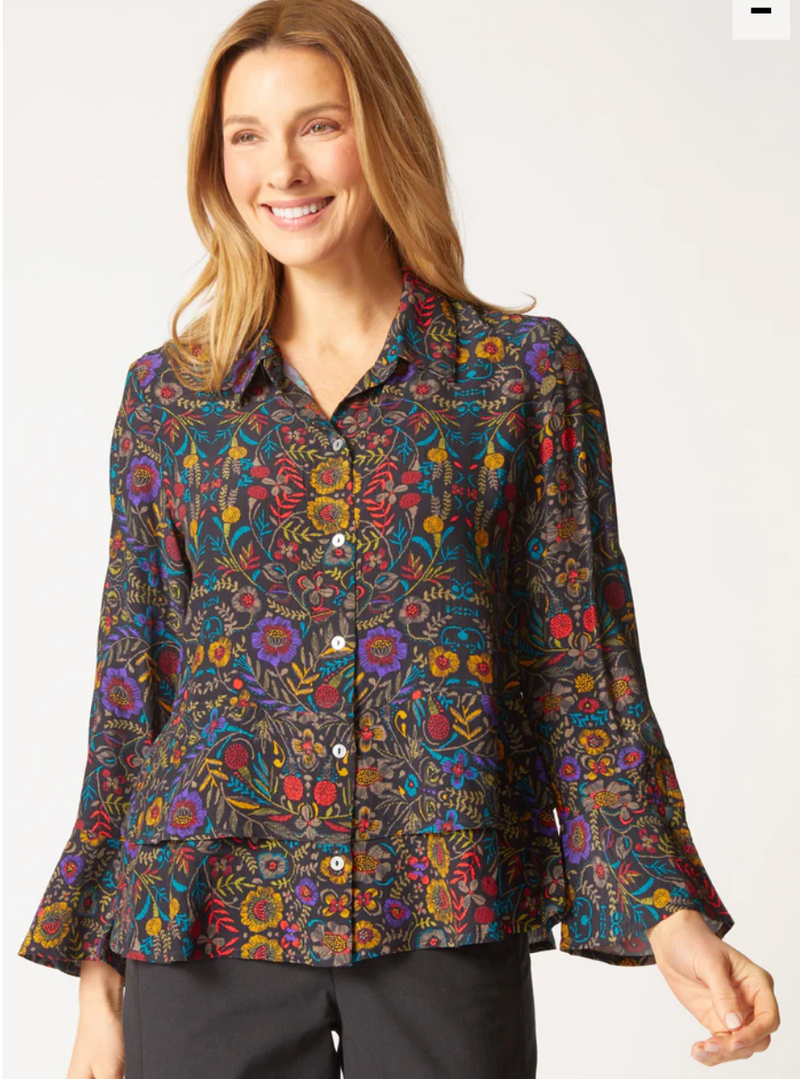 Habitat Womens Off the Vine Flounce Shirt