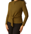 Habitat Womens Dots Tie Front Top