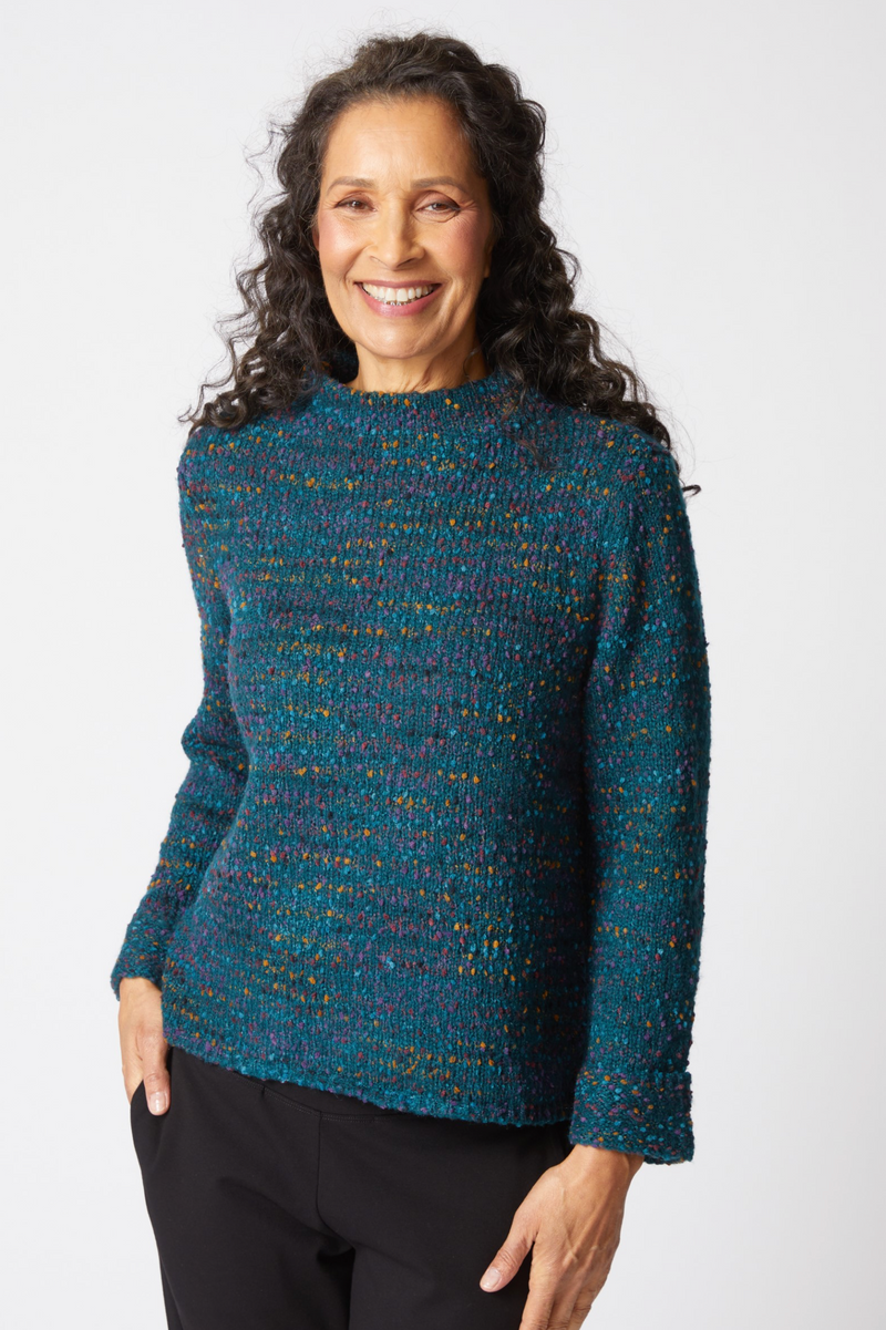 Habitat Womens Confetti Funnel Neck Sweater