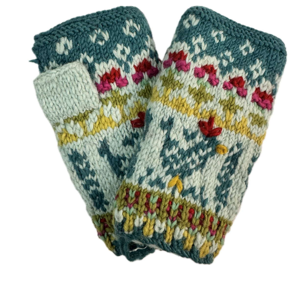 French Knot Womens Heirloom Hen Handwarmer