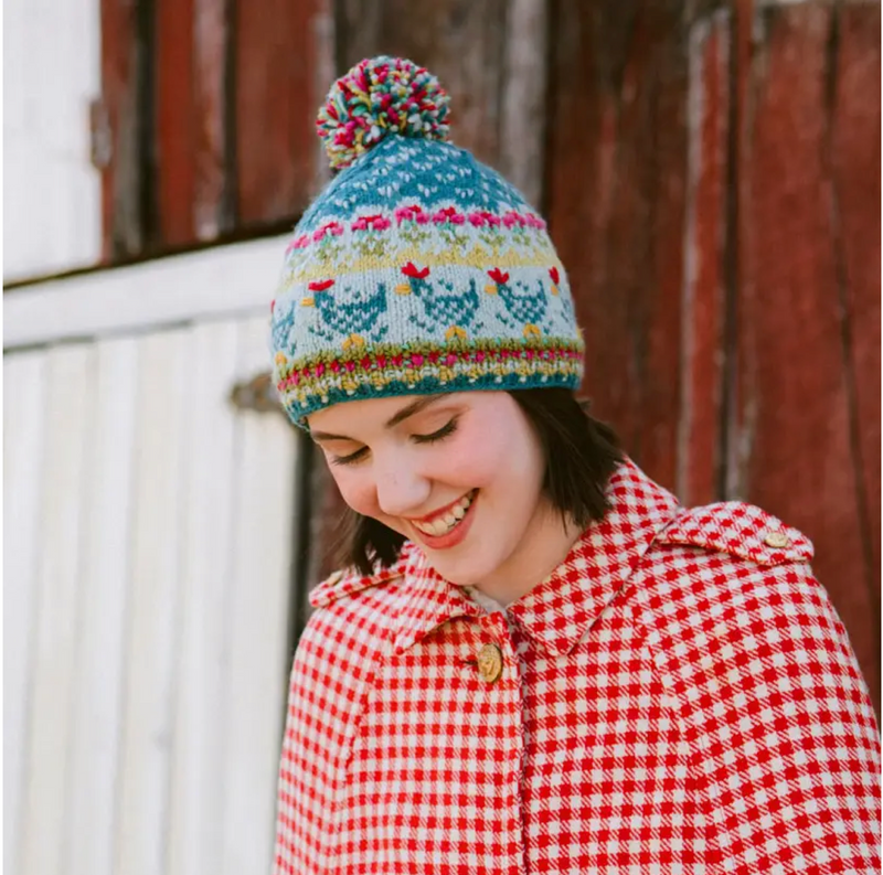 French Knot Womens Heirloom Hen Hat