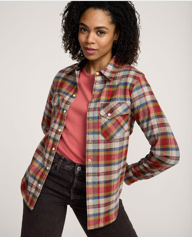 Pendleton Womens Plaid Gambler Shirt