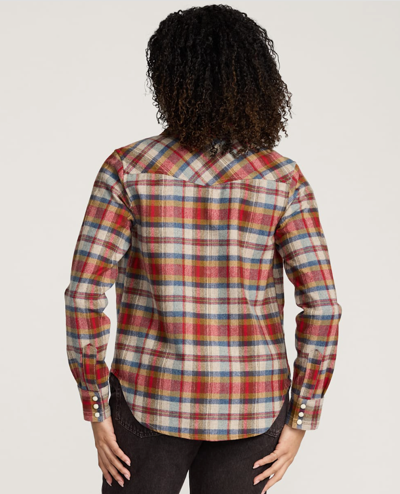 Pendleton Womens Plaid Gambler Shirt