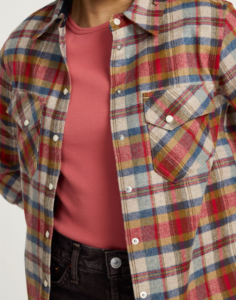 Pendleton Womens Plaid Gambler Shirt