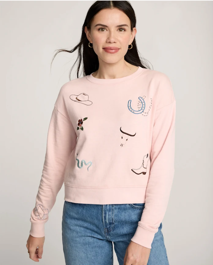 Pendleton Womens Graphic French Terry Pullover