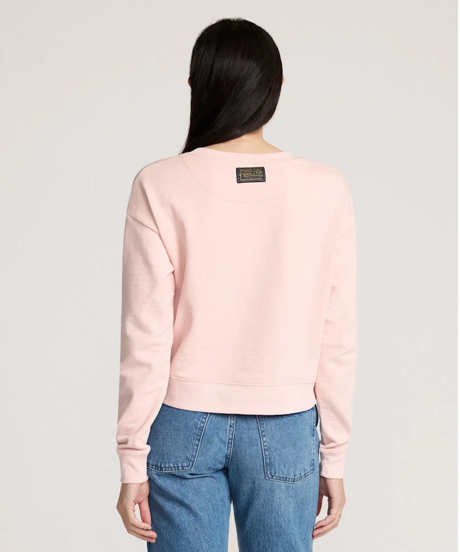 Pendleton Womens Graphic French Terry Pullover