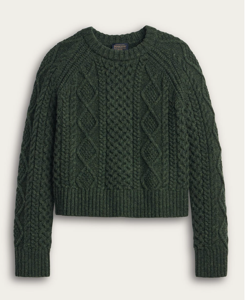 Pendleton Womens Fisherman Sweater