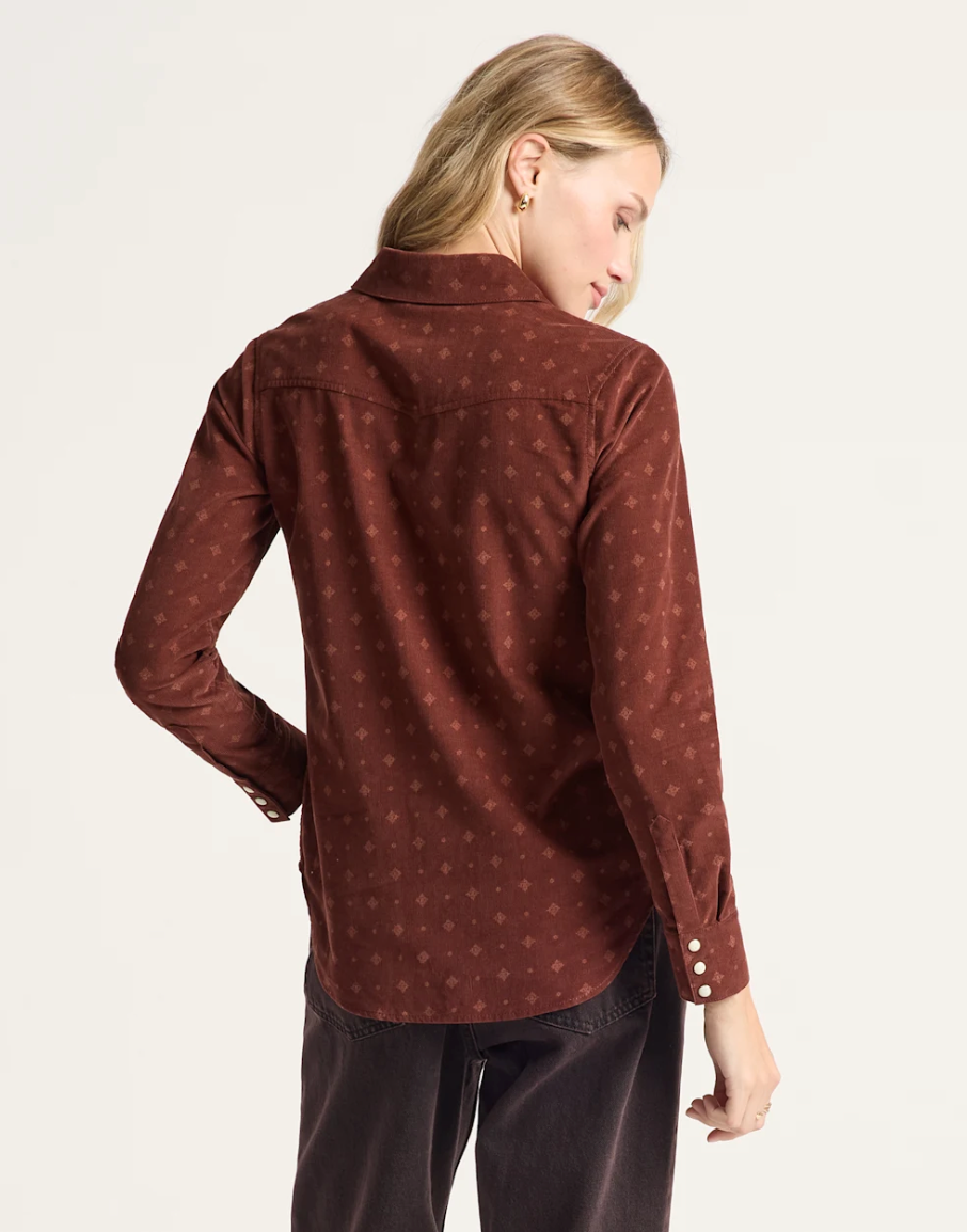 Pendleton Womens Corduroy Gambler Shirt