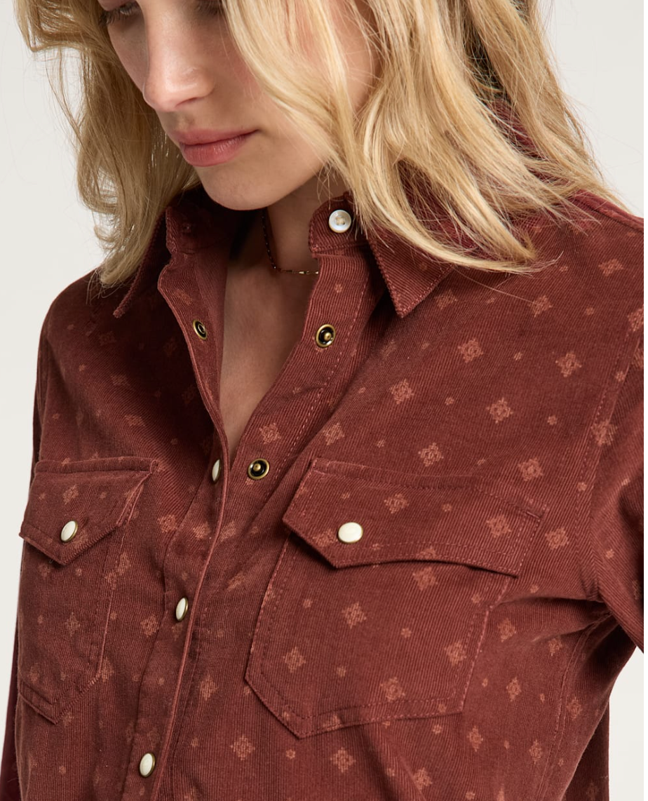 Pendleton Womens Corduroy Gambler Shirt