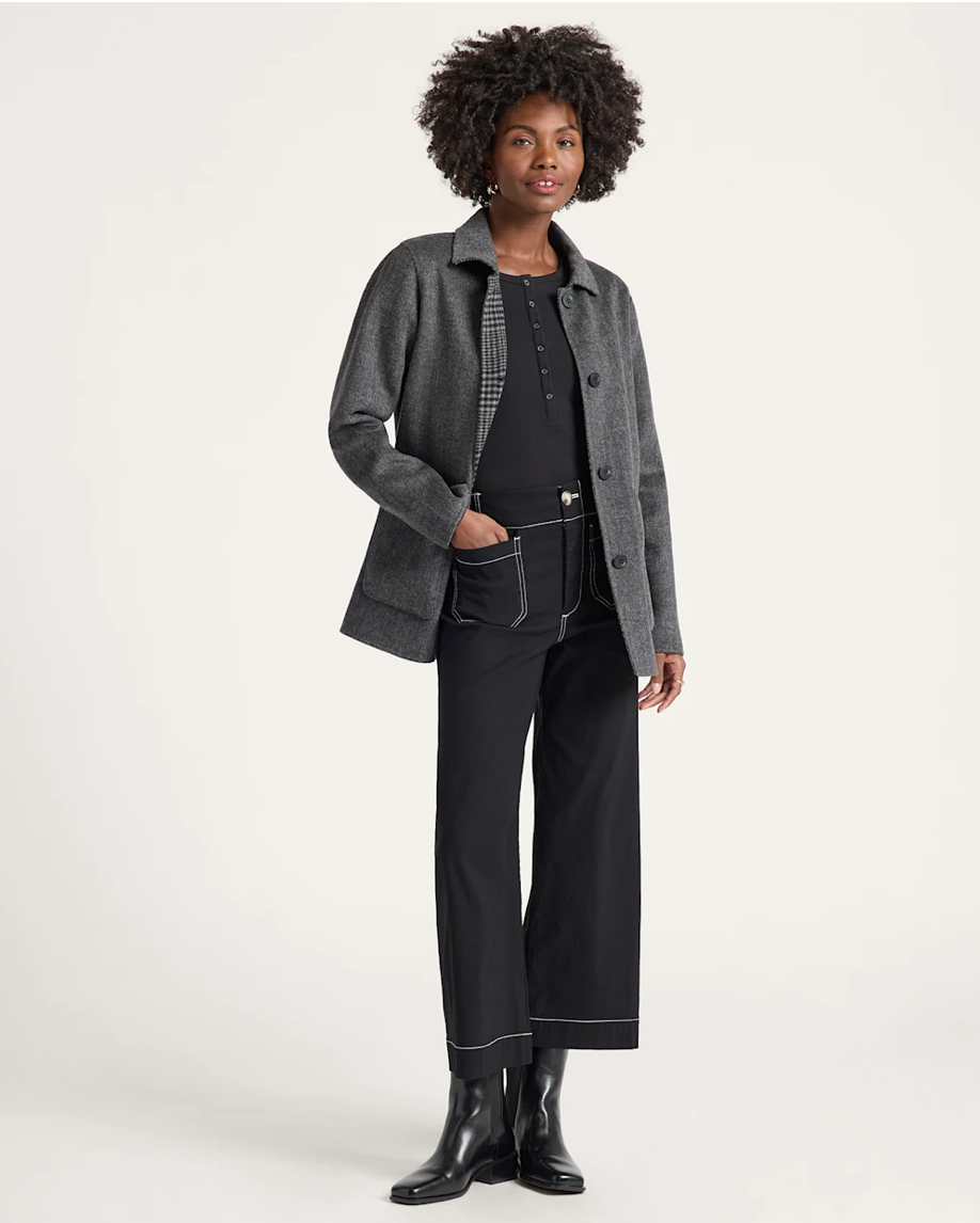 Pendleton Womens Reversible Wool Coat