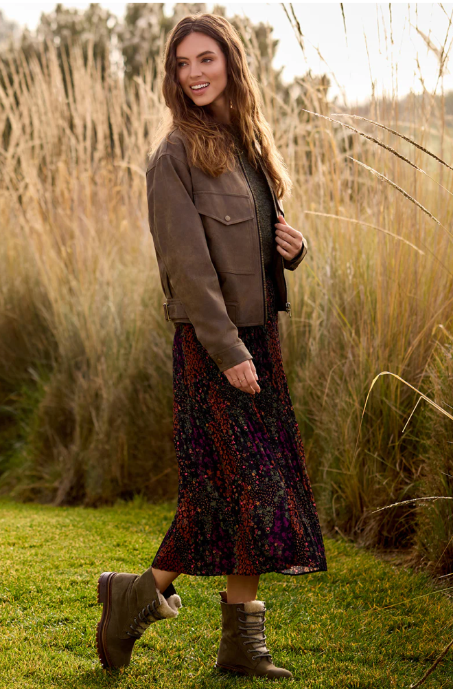 Tribal Womens Vintage Faux Leather Jacket - Bob's Outdoor