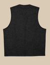 Filson Mens Mackinaw Wool Vest - Charcoal