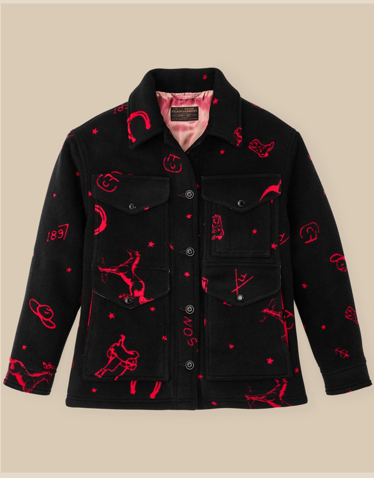 Filson Womens Jacquard Wool Cruiser Jacket