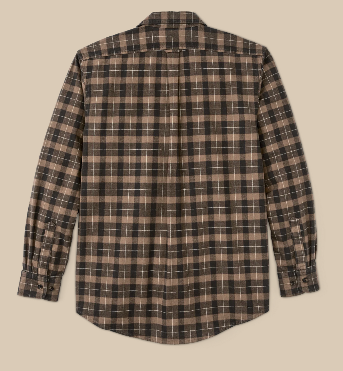 Filson Mens Alaskan Guide Shirt - Light Brown / Peat / Multi Plaid
