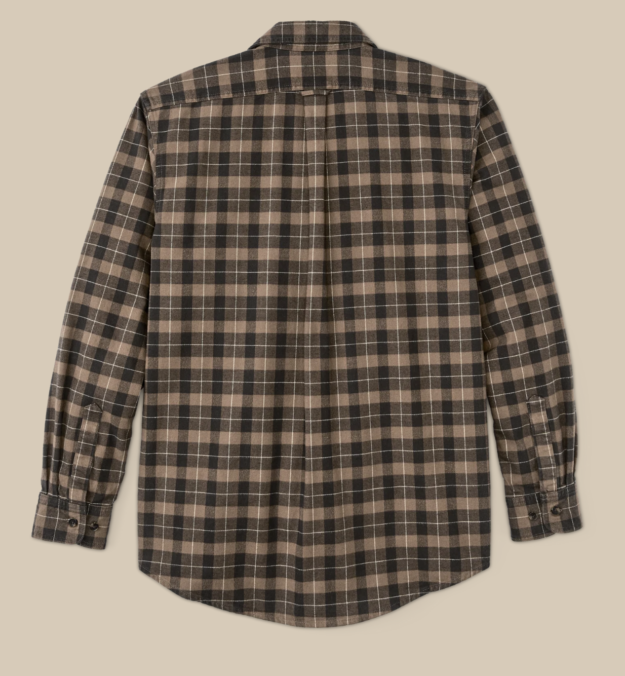 Filson Mens Alaskan Guide Shirt - Light Brown / Peat / Multi Plaid