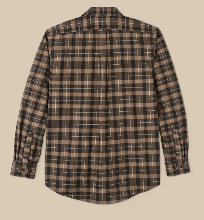 Filson Mens Alaskan Guide Shirt - Light Brown / Peat / Multi Plaid