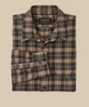 Filson Mens Alaskan Guide Shirt - Light Brown / Peat / Multi Plaid