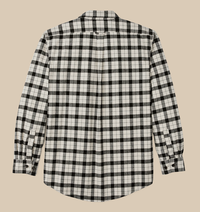 Filson Mens Alaskan Guide Shirt - Cream / Peat Multicolored Plaid