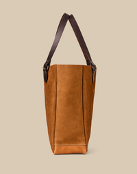 Filson Suede Leather Open Tote Bag