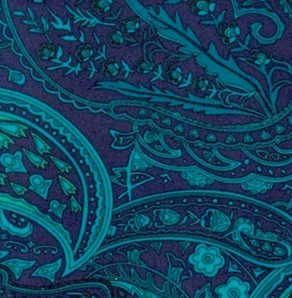 Austin Accent Western Paisley Silk Scarf