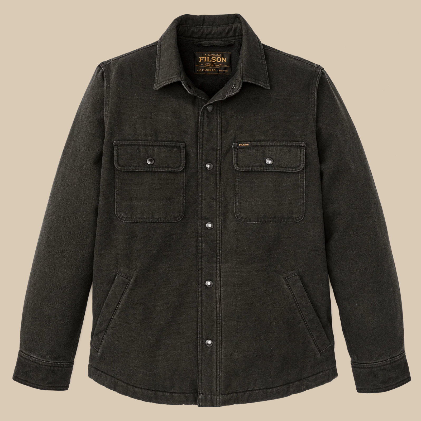 Filson Mens Fleece Lined Jac-Shirt - Bob's Outdoor