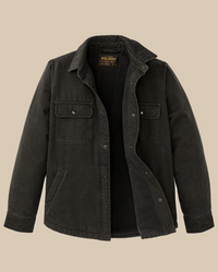 Filson Mens Fleece Lined Jac-Shirt - Peat
