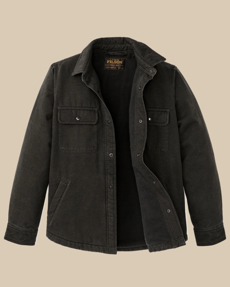 Filson Mens Fleece Lined Jac-Shirt - Bob's Outdoor