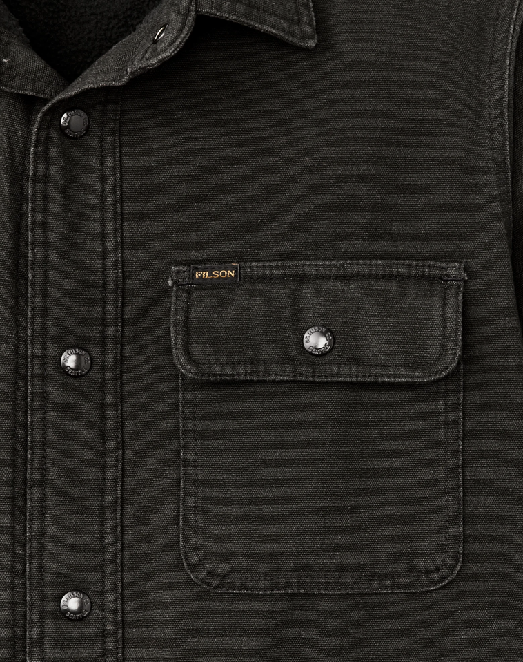 Filson Mens Fleece Lined Jac-Shirt - Peat
