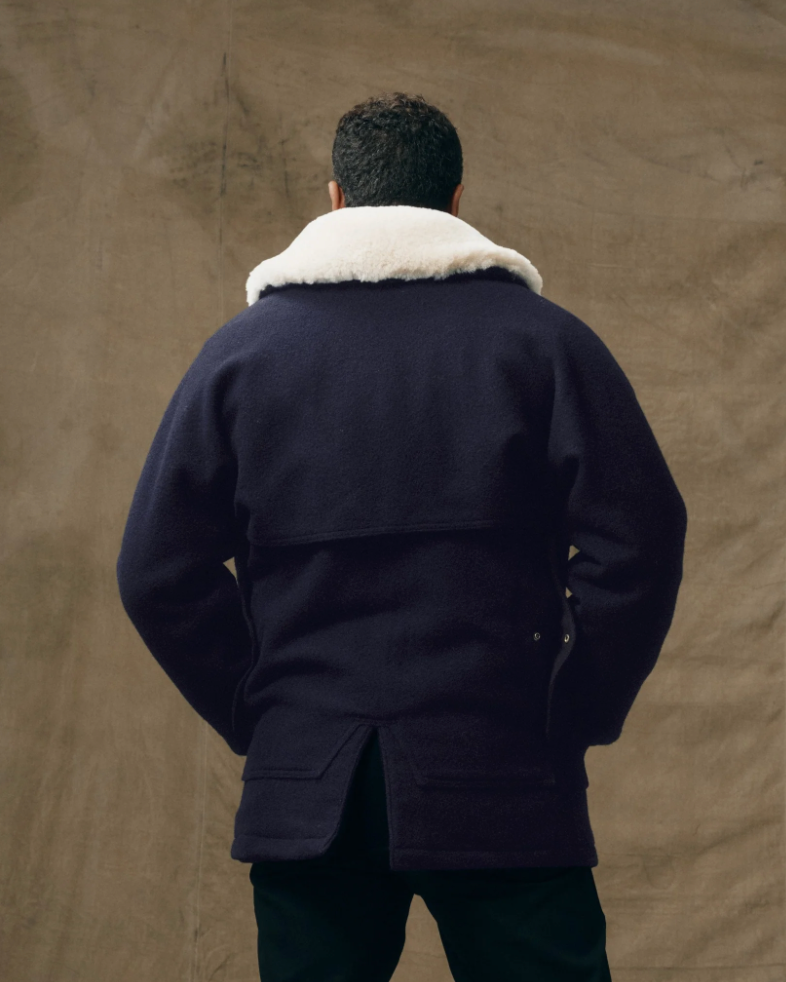 Filson Mens Lined Mackinaw Wool Packer Coat