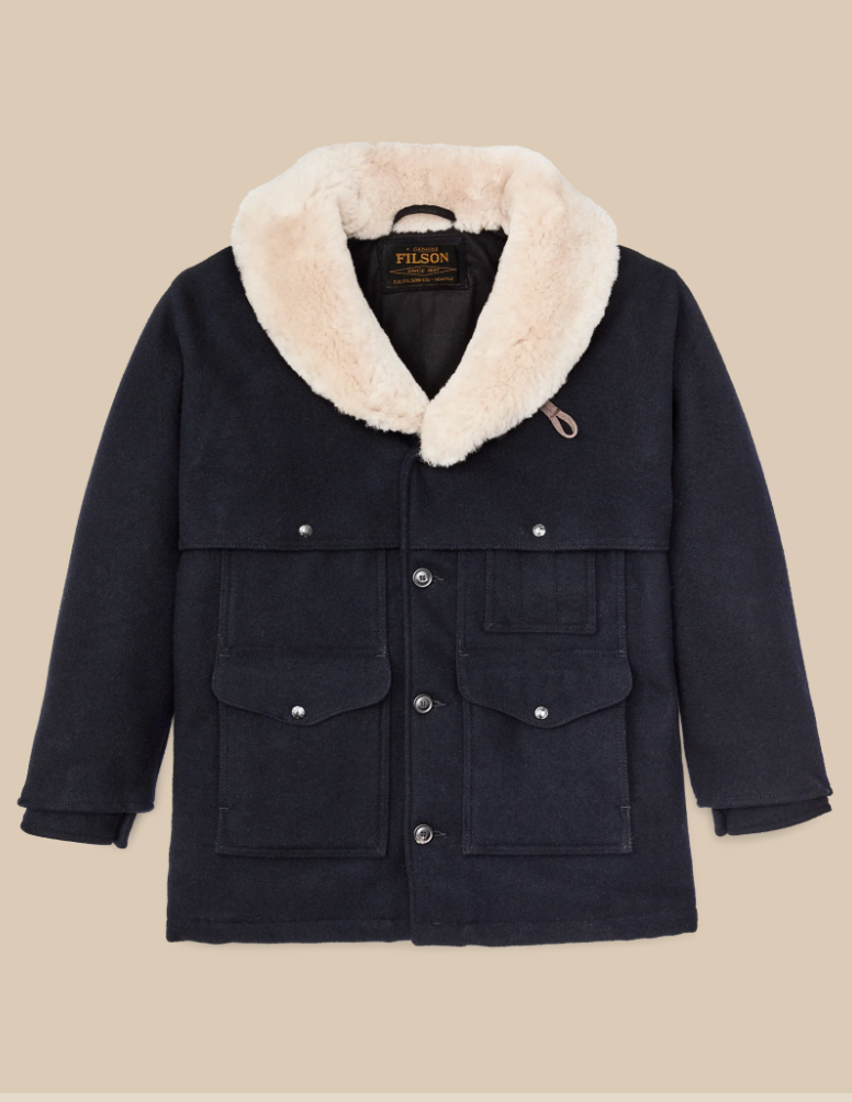 Filson Mens Lined Mackinaw Wool Packer Coat - Bob's Outdoor