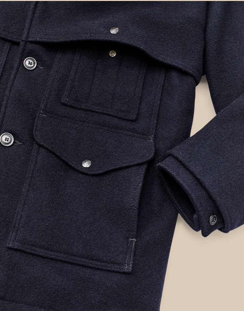 Filson Mens Lined Mackinaw Wool Packer Coat - Bob's Outdoor